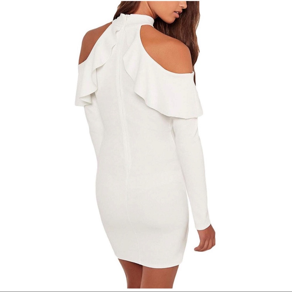 Women’s Ruffles Cocktail Party Dress - Picture 2 of 5